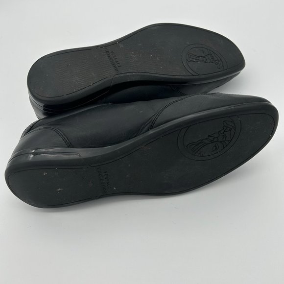 Versace Collection Black Leather Medusa Logo Shoes - Picture 7 of 12